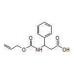3-[[(Allyloxy)carbonyl]amino]-3-phenylpropanoic Acid