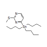 123061-49-4 2-(Methylthio)-4-(tributylstannyl)pyrimidine