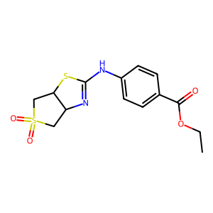 ethyl 4-[(5,5-dioxido-3a,4,6,6a-tetrahydrothieno[3,4-d][1,3]thiazol-2-yl)amino]benzoate