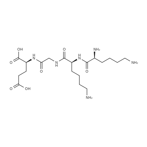 (S)-2-(2-((S)-6-Amino-2-((S)-2,6-diaminohexanamido)hexanamido)acetamido)pentanedioic acid
