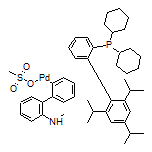 Methanesulfonato(2-dicyclohexylphosphino-2’,4’,6’-tri-i-propyl-1,1’-biphenyl)(2’-methylamino-1,1’-biphenyl-2-yl)palladium(II)