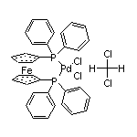 [1,1’-Bis(diphenylphosphino)ferrocene]dichloropalladium(II) Complex With Dichloromethane