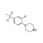 1-[2-Fluoro-4-(methylsulfonyl)phenyl]piperazine