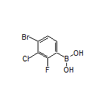 4-Bromo-3-chloro-2-fluorophenylboronic Acid