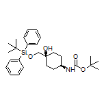 trans-4-(Boc-amino)-1-[[(tert-butyldiphenylsilyl)oxy]methyl]cyclohexanol