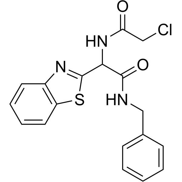 Benzothiazole-CH2(NH-CO-CH2Cl)-CONH-CH2-Ph
