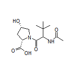 (2S,4S)-1-(2-Acetamido-3,3-dimethylbutanoyl)-4-hydroxypyrrolidine-2-carboxylic Acid
