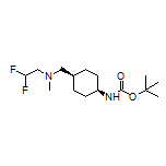 N/A cis-N-Boc-4-[[(2,2-difluoroethyl)(methyl)amino]methyl]cyclohexanamine