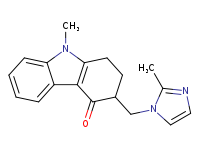 9-methyl-3-[(2-methyl-1H-imidazol-1-yl)methyl]-2,3,4,9-tetrahydro-1H-carbazol-4-one