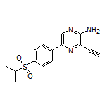 2-Amino-3-ethynyl-5-[4-(isopropylsulfonyl)phenyl]pyrazine