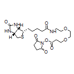 (+)-Biotin-PEG2-NHS Ester