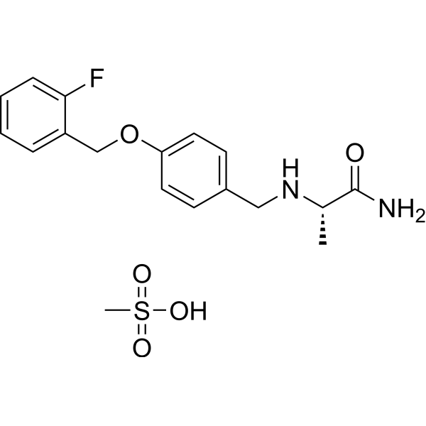 Ralfinamide mesylate