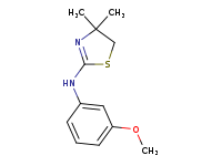 N-(3-methoxyphenyl)-4,4-dimethyl-4,5-dihydro-1,3-thiazol-2-amine