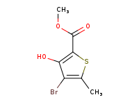 methyl 4-bromo-3-hydroxy-5-methylthiophene-2-carboxylate