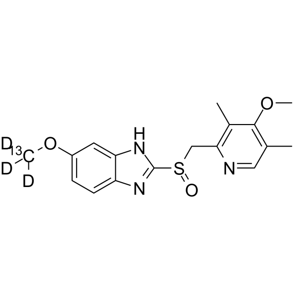 Omeprazole-
       
        13
       
       C,d
       
        3