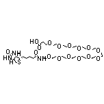 (+)-Biotin-PEG12-acid