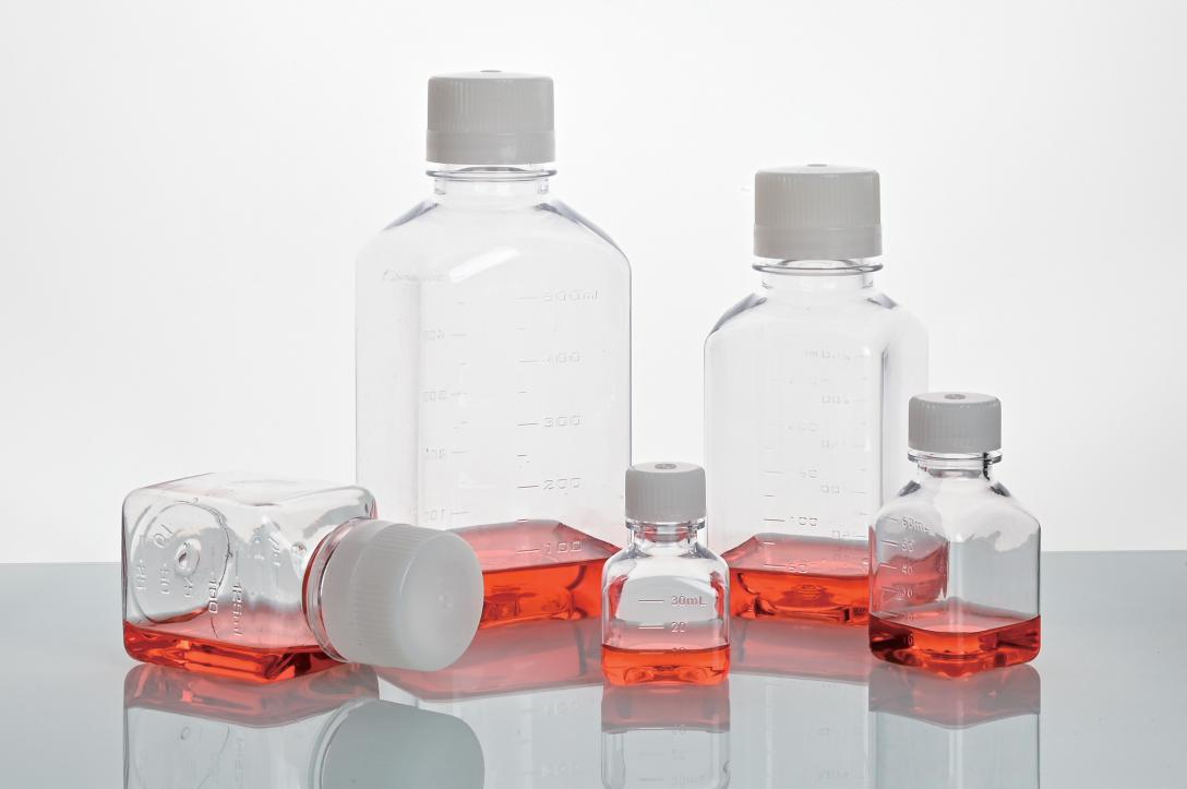 Square Media Bottles