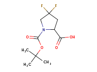 1-[(tert-butoxy)carbonyl]-4,4-difluoropyrrolidine-2-carboxylic acid