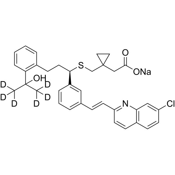 Montelukast-d
       
        6
       
       sodium