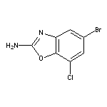 2-Amino-5-bromo-7-chlorobenzoxazole