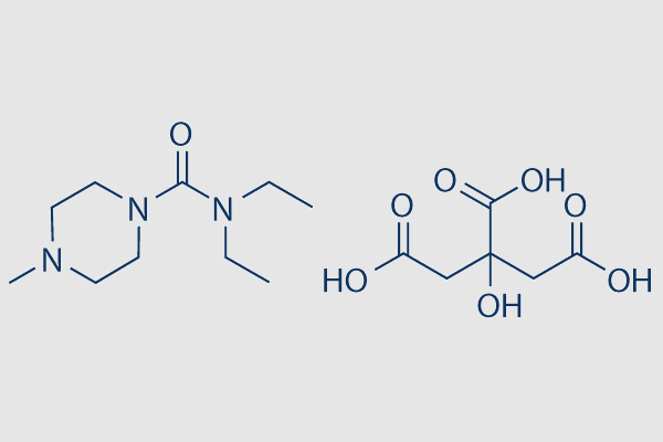 Diethylcarbamazine citrate