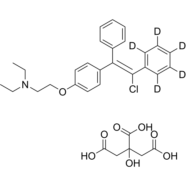 Zuclomiphene-d
       
        5
       
       citrate