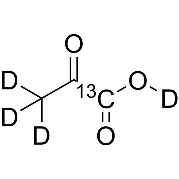 Pyruvic acid-
       
        13
       
       C,d
       
        4