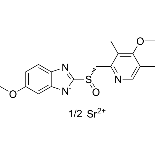 Esomeprazole hemistrontium