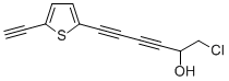 1-chloro-6-(5-ethynylthiophen-2-yl)hexa-3,5-diyn-2-ol