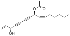 8-Acetoxypentadeca-1,9Z-diene-4,6-diyn-3-ol