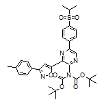 N/A N,N-Di(Boc)-5-[4-(isopropylsulfonyl)phenyl]-3-[3-(4-methyl)phenyl-5-isoxazolyl]pyrazin-2-amine