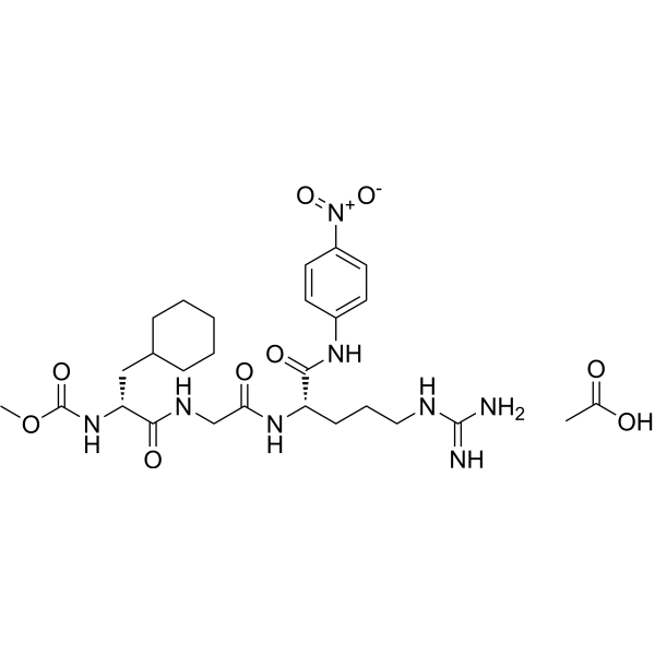 CH3OCO-D-CHA-Gly-Arg-pNA acetate