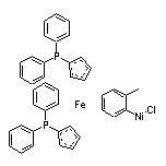 Chloro(2-methylphenyl)[1,1’-bis(diphenylphosphino)ferrocene]nickel (II)