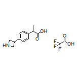 N/A 2-[4-(3-Azetidinyl)phenyl]propanoic Acid Trifluoroacetate