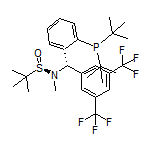 (R)-N-[(S)-[3,5-Bis(trifluoromethyl)phenyl][2-(di-tert-butylphosphino)phenyl]methyl]-N,2-dimethylpropane-2-sulfinamide