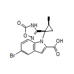 5-Bromo-1-[(1S,2S)-2-methyl-1-(5-oxo-4,5-dihydro-1,2,4-oxadiazol-3-yl)cyclopropyl]indole-2-carboxylic Acid