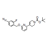 4-[[(1’-Boc-1’,2’,3’,6’-tetrahydro-[2,4’-bipyridin]-6-yl)oxy]methyl]-3-fluorobenzonitrile