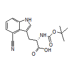 (S)-2-(Boc-amino)-3-(4-cyano-3-indolyl)propanoic Acid