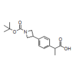 2-[4-(1-Boc-3-azetidinyl)phenyl]propanoic Acid