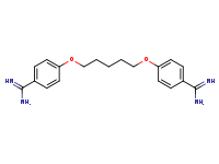 4-{[5-(4-carbamimidoylphenoxy)pentyl]oxy}benzene-1-carboximidamide