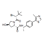 (2S,4R)-1-[(R)-2-Bromo-3,3-dimethylbutanoyl]-4-hydroxy-N-[(S)-1-[4-(4-methyl-5-thiazolyl)phenyl]ethyl]pyrrolidine-2-carboxamide