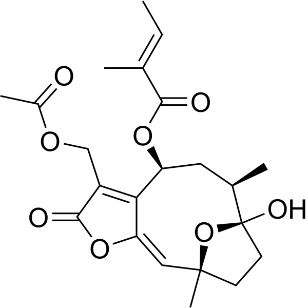 8α-Tigloyloxyhirsutinolide 13-O-acetate