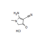 2-Amino-1-methyl-4-oxo-4,5-dihydro-1H-pyrrole-3-carbonitrile Hydrochloride