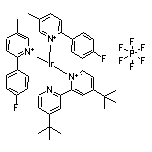 (OC-6-33)-[4,4’-Bis(1,1-dimethylethyl)-2,2’-bipyridine-κN1,κN1’]bis[5-fluoro-2-(5-methyl-2-pyridinyl-κN)phenyl-κC]Iridium(1+) Hexafluorophosphate(1-)